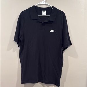 Nike Black Polo Shirt Classic Design